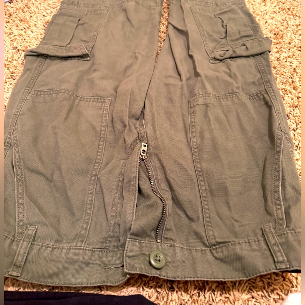 Aero pastel cargo green pants